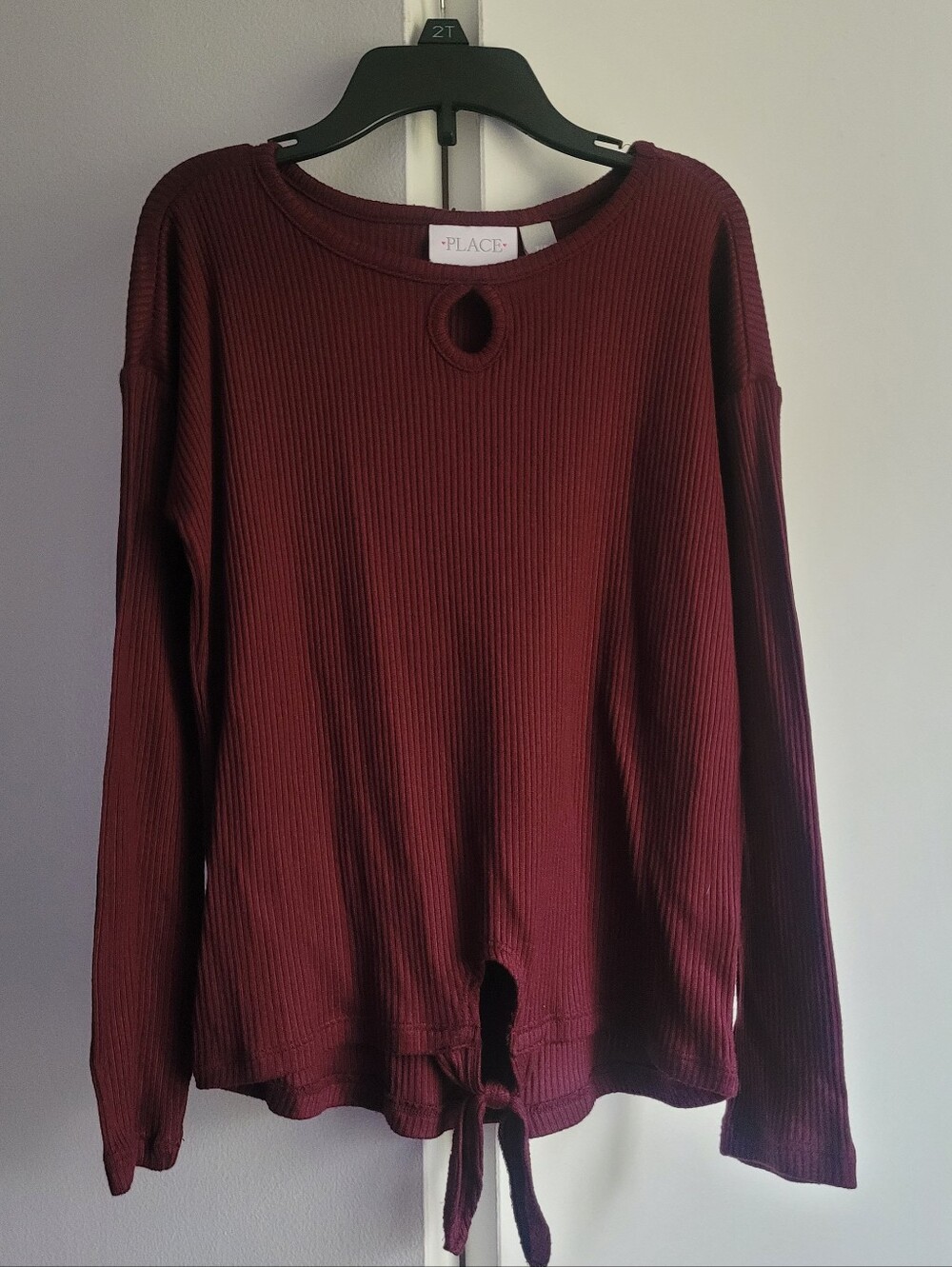 7/8 Children's Place Maroon Knit Top